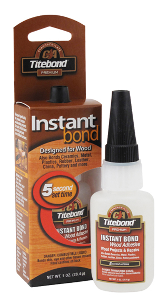 New Size of Titebond® Instant Bond Wood Adhesive Packs Speed and Power